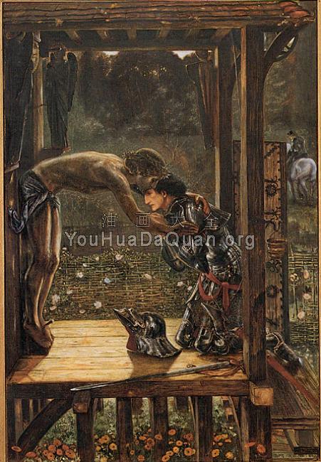 The Merciful Knight - 爱德华·科莱·伯恩·琼斯